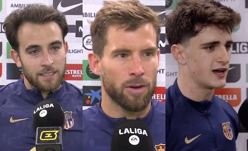 Garcia, Martinez and Victor agreed on the deserved victory. Screenshot/Esports3-MovistarLaLiga
