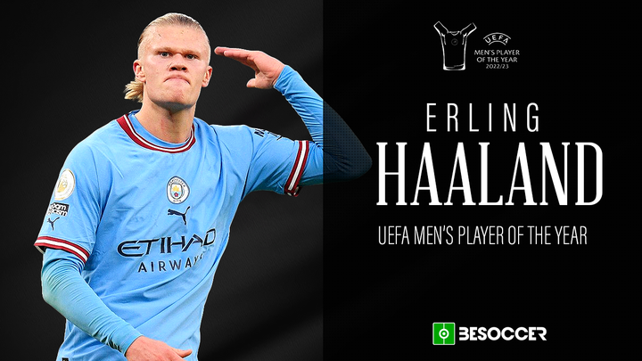 Haaland, eletto miglior giocatore dell'anno dalla UEFA