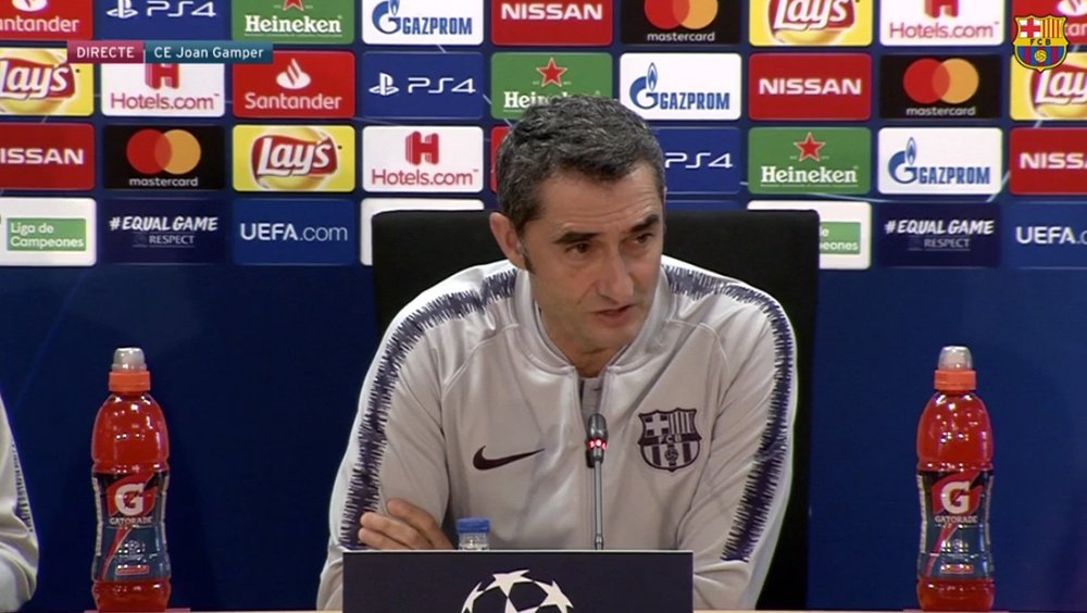 Valverde insisted that it is normal to rely on a player of Messi's talents. Screenshot/BarcaTV