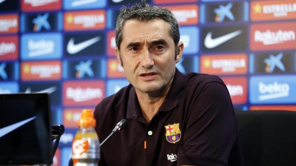 Valverde, irónico con el 'caso Neymar'. Twitter/FCBarcelona_es