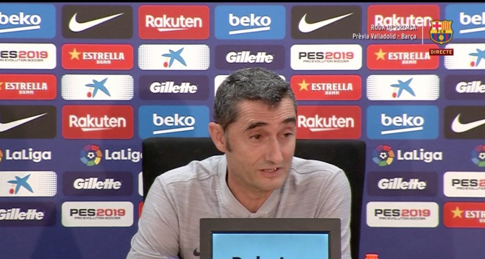 Valverde dejó claro lo que quiere. Captura/BarçaTV