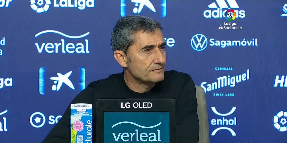 Valverde lamentó no depender de sí mismos. YouTube/LaLiga