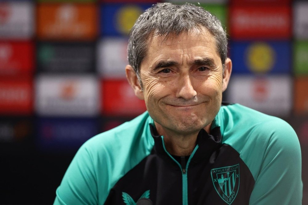 Valverde analizó la previa ante el United. EFE/Adam Vaughan