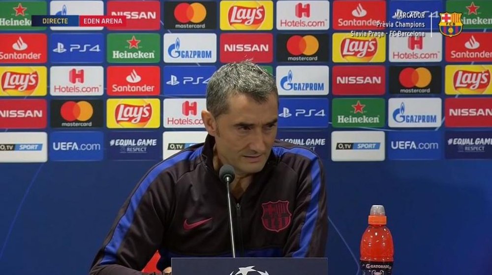 Valverde a évoqué le changement de date du Clásico. Capture/BarçaTV