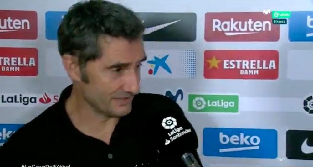 It was an important day for him – Valverde hails Griezmann after brace. Captura/MovistarFutbol