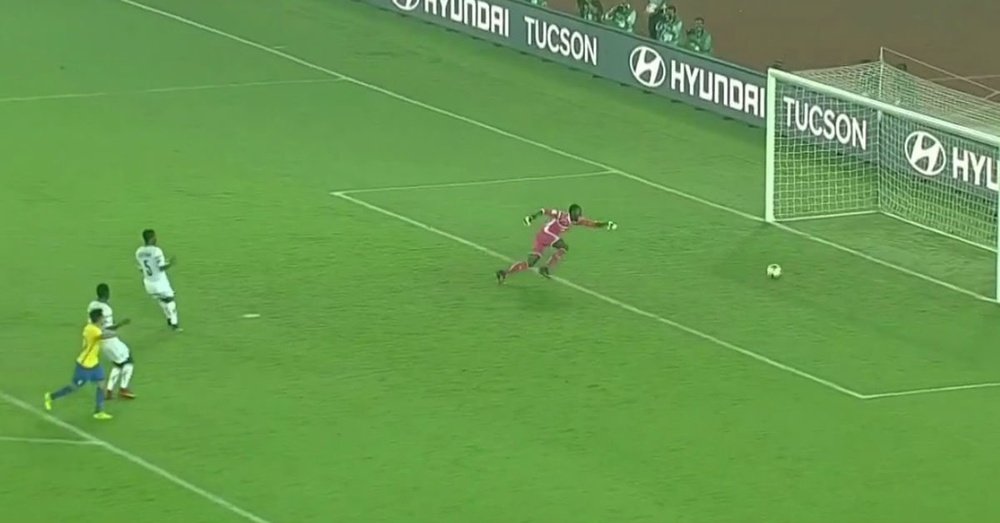 Koita's error for Mali U17 in the World Cup. Twitter