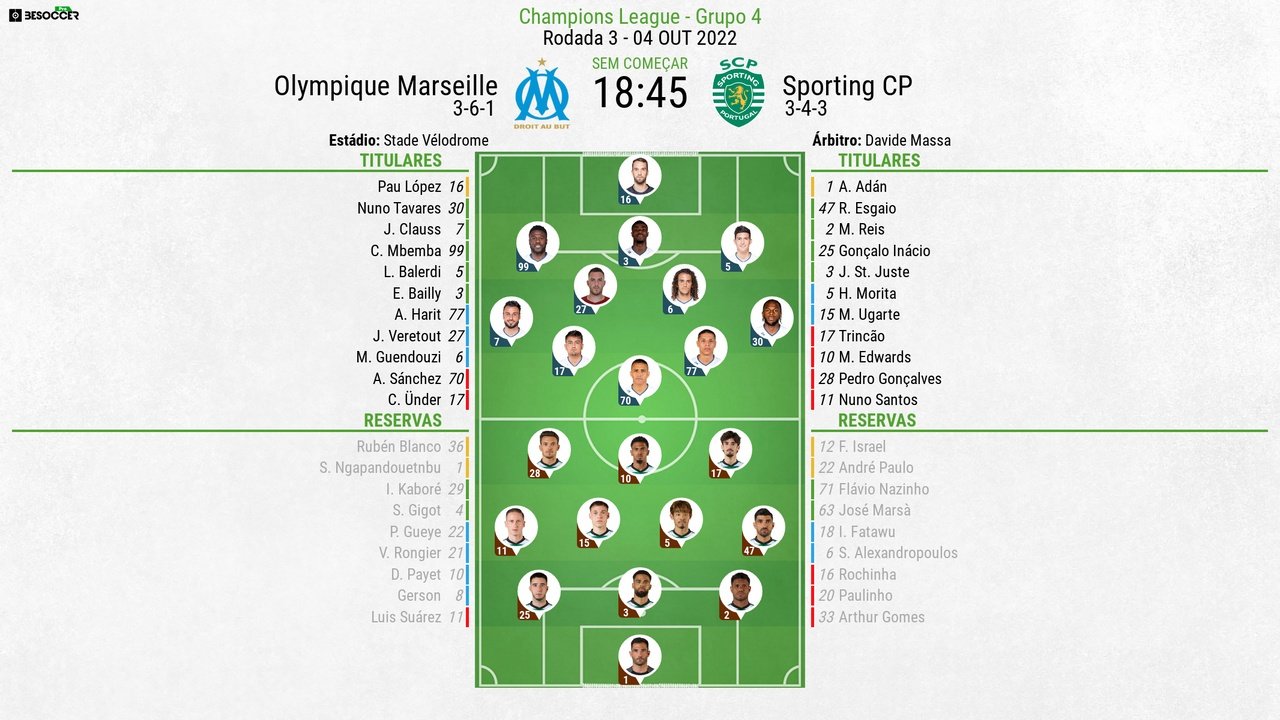 Marselha sobe na tabela classificativa na Ligue 1