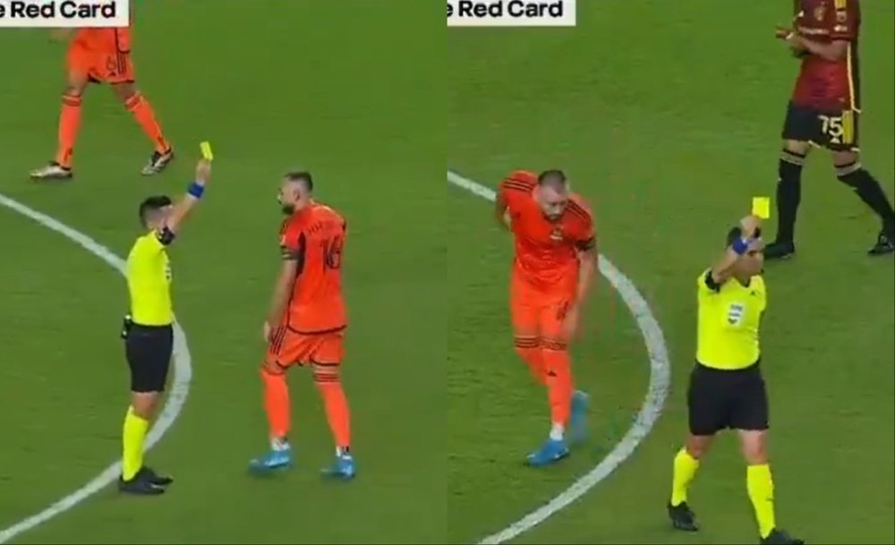 Héctor Herrera escupió al árbitro. Capturas/AppleTV