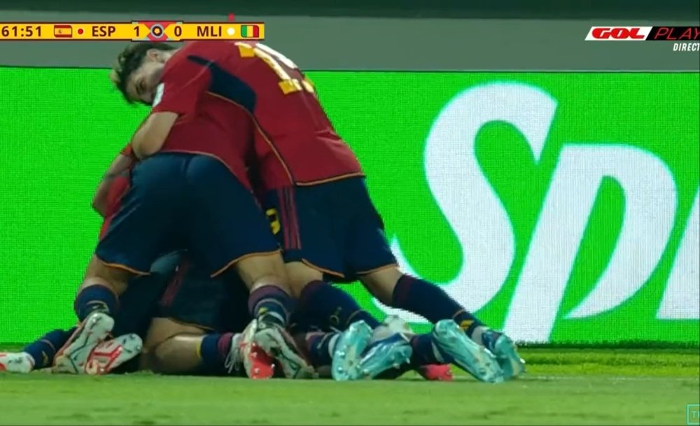 España está en octavos del Mundial Sub 17. Captura/GOLplay