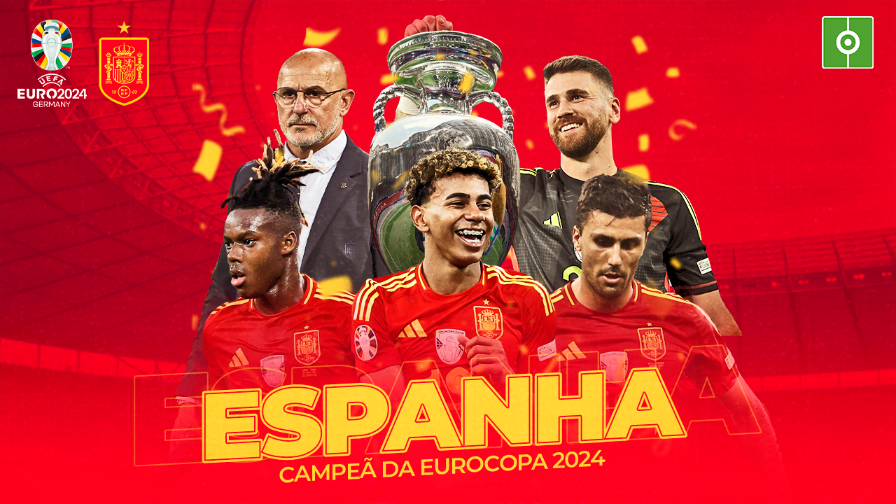 Neste domingo, Espanha e Inglaterra se enfrentaram na final da Eurocopa. Em uma partida cheia de emoções, a Espanha bateu a Inglaterra e se sagrou campeã do torneio pela quarta vez.