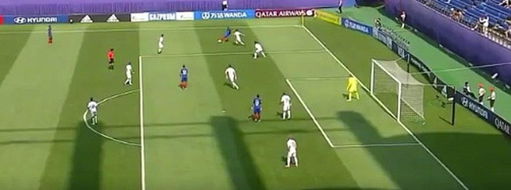 El jugador francés marcó un golazo espectacular ante Nueva Zelanda. Youtube