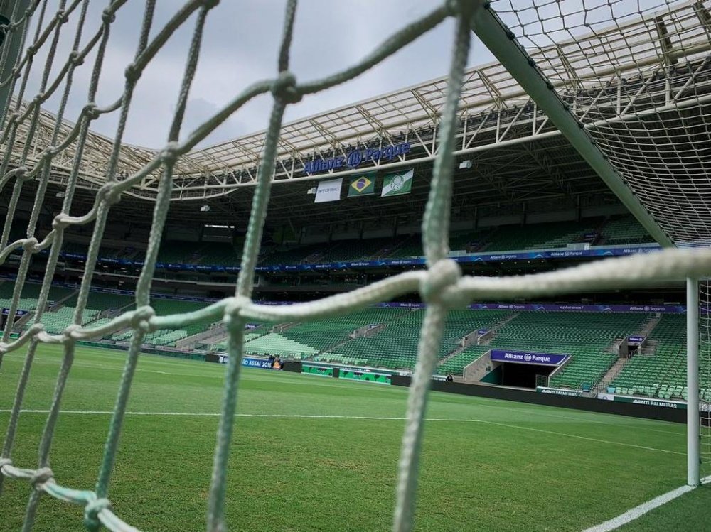 Palmeiras e América-MG se enfrentam no Allianz Parque. Twitter @Palmeiras