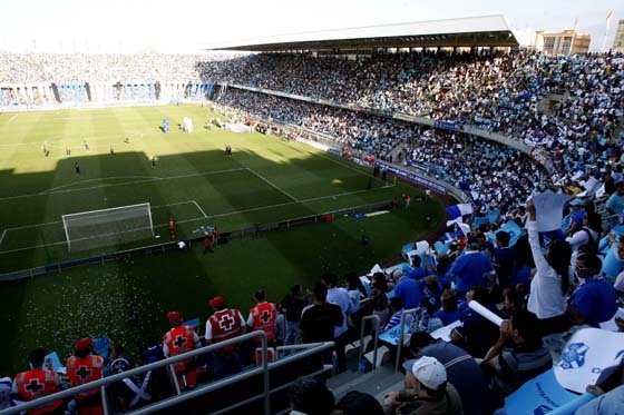 Estadio Heliodoro Rodríguez López, lleno en un partido de liga. ClubDeportivoTenerife