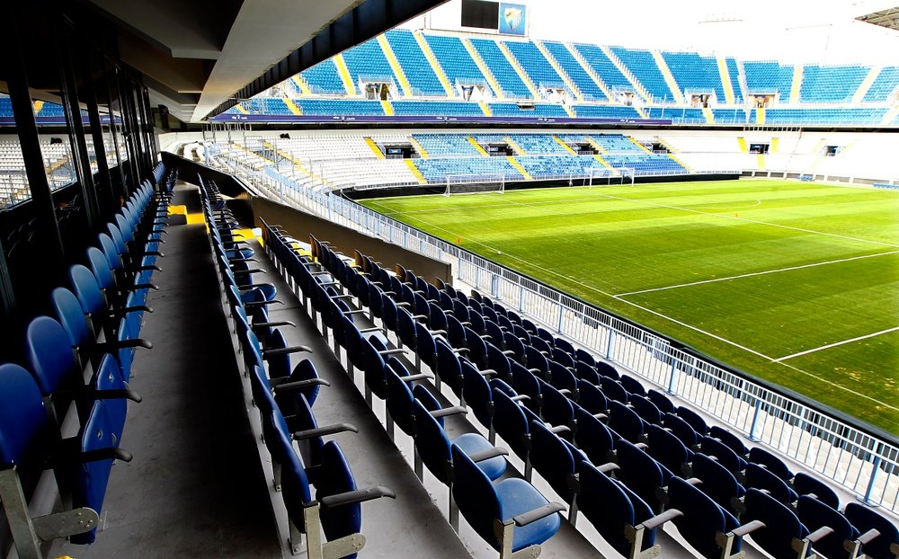 Estadio La Rosaleda de Málaga. MálagaCF