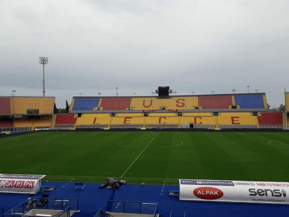 El Lecce-Cagliari es aplazado por el mal tiempo. USLecce