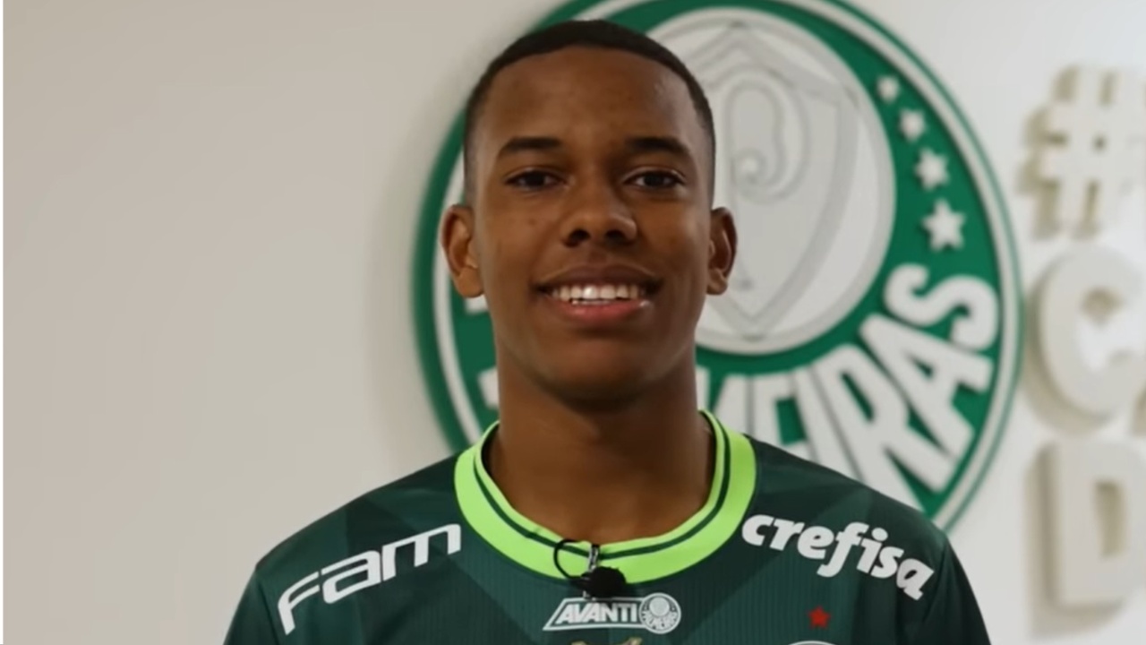 Palmeiras: Estêvão é eleito melhor jogador em campo pelo segundo