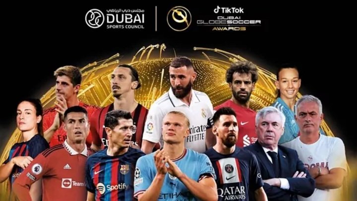 Estos son los nominados a los Globe Soccer Awards 2022