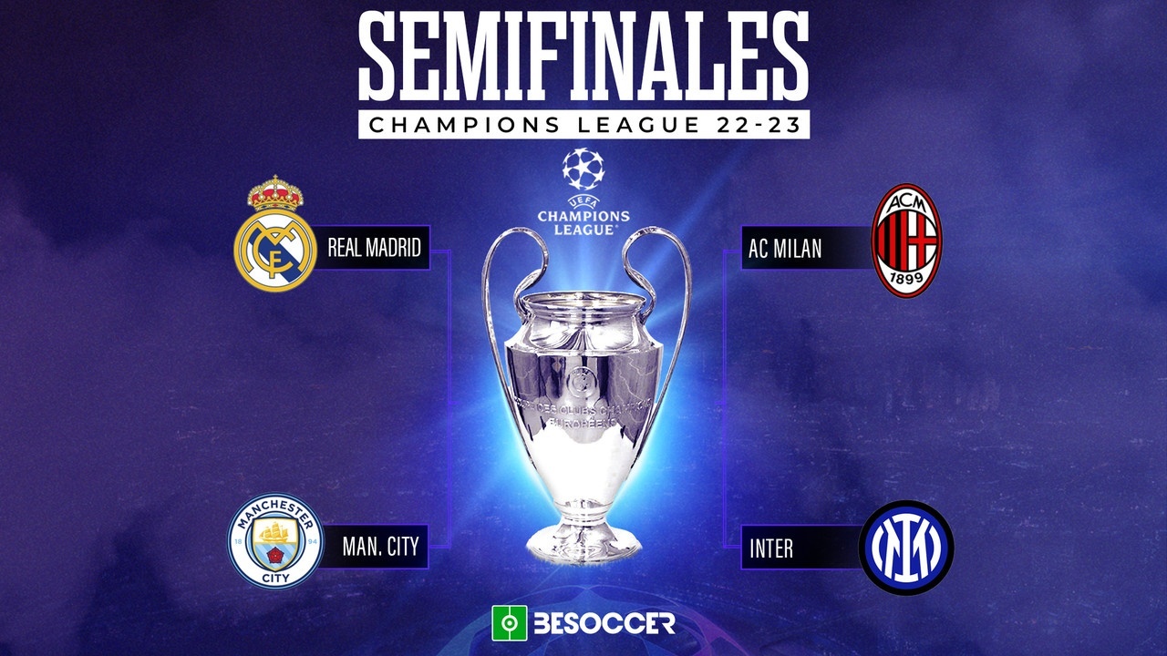 Así quedaron las semifinales de la Champions League