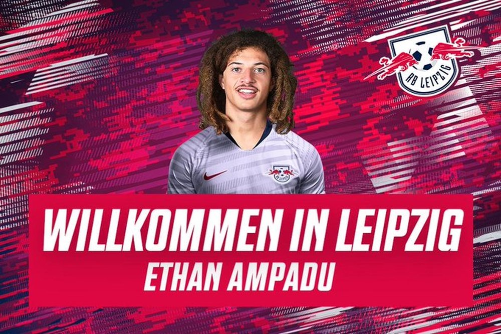 El RB Leipzig logra la cesión de Ampadu. RBLeipzig