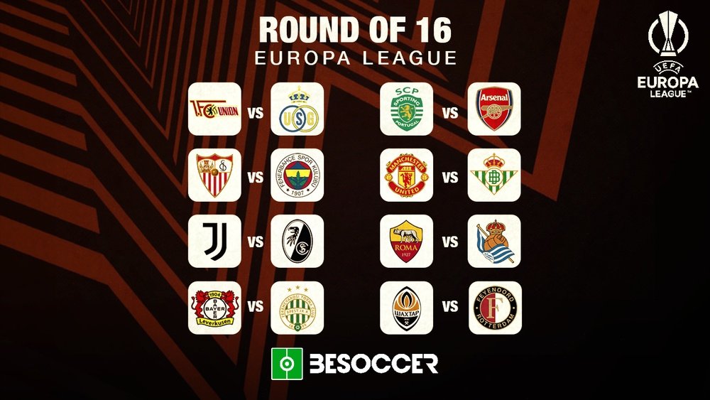 Europa League 22/23 Round of 16 draw results. BeSoccer