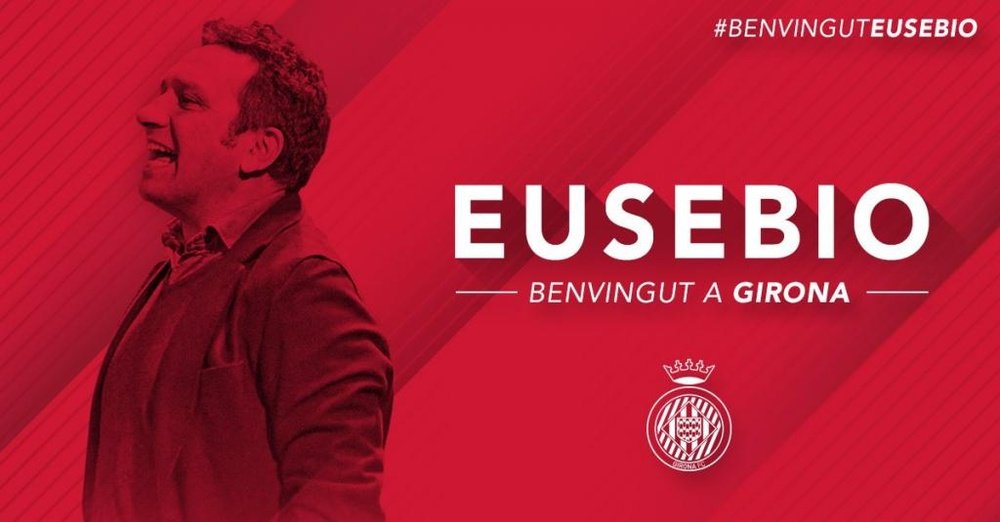 Eusebio, nouvel entraîneur de Gérone. Girona