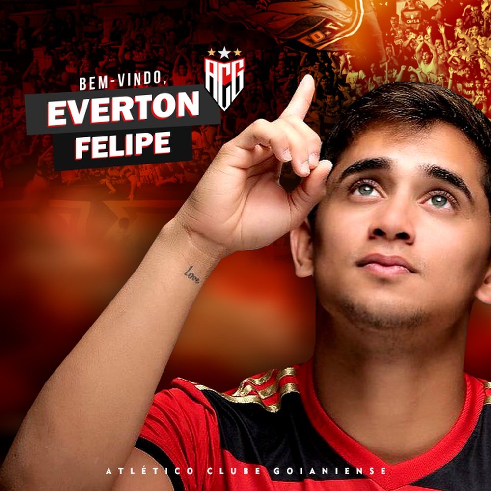 Everton Felipe, novo reforço do Atlético Goianiense. Sport Club do Recife