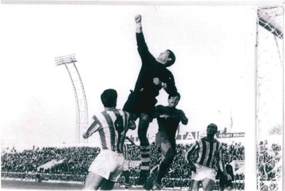 Juan Perea Esteve coincidió con leyendas verdiblancas. RealBetis