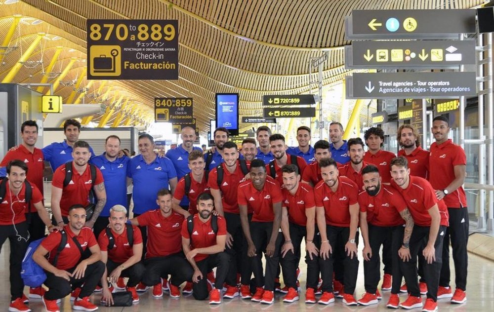 La Selección AFE viajó a Polonia. AFEFutbol