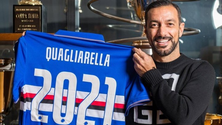 Quagliarella prolonge l'aventure avec la Sampdoria jusqu'en 2021