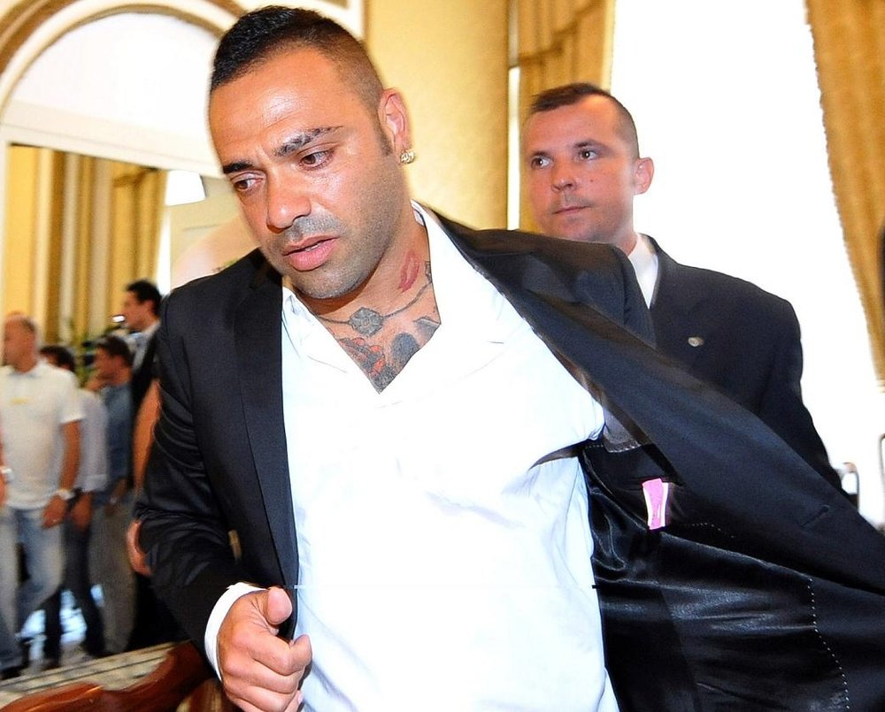 Miccoli, condenado a tres años y medio de cárcel. AFP