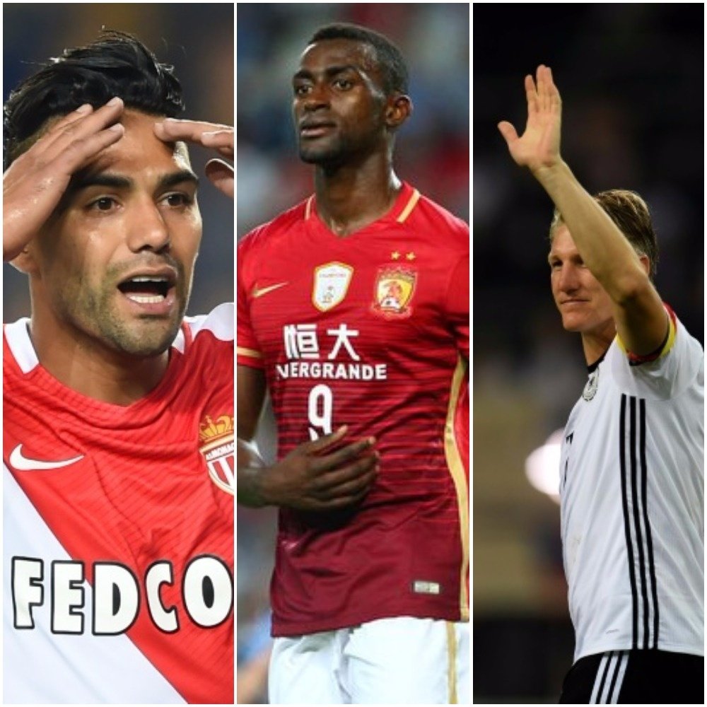 Falcao, Jackson Martínez and Schweinsteiger. BeSoccer