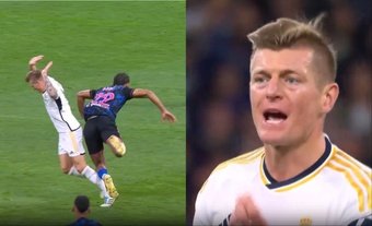 Real Madrid's Toni Kroos spoke about the yellow card shown to him by Isidro Diaz de Mera Escuderos in La Liga clash against Sevilla. The German, on the 'Einfach mal Luppen' podcast that he runs with his brother, said that 