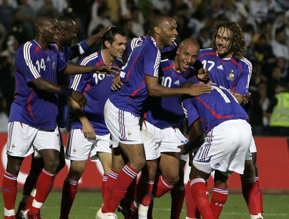 Faubert fue el primer jugador en portar el '10' de Francia tras la retirada de Zidane. AFP