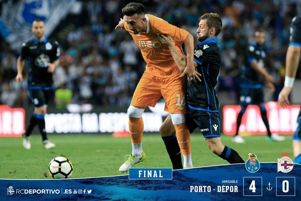 FC Porto vence na apresentação. Twitter/RCDeportivo