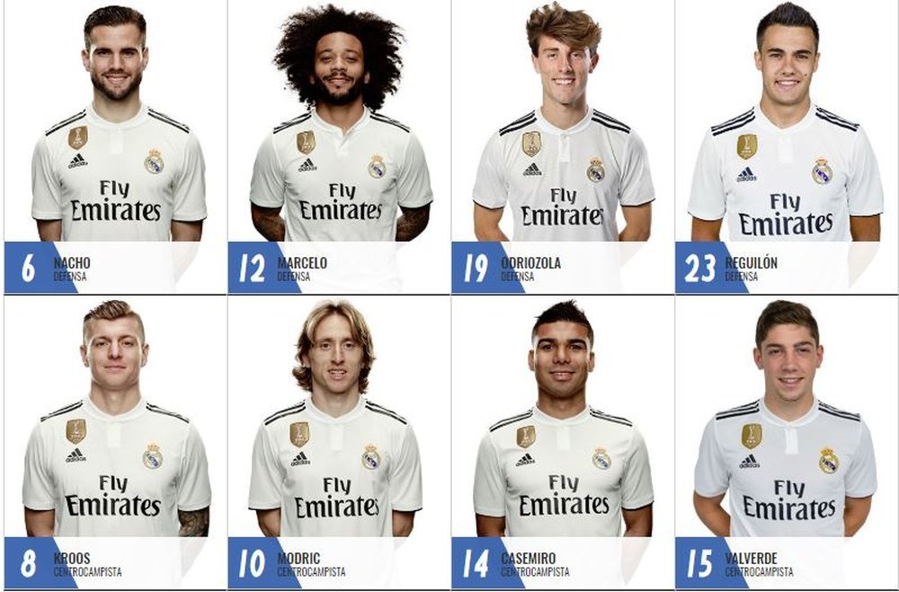 Valverde and Reguilon will wear 15 and 23 respectively. RealMadrid