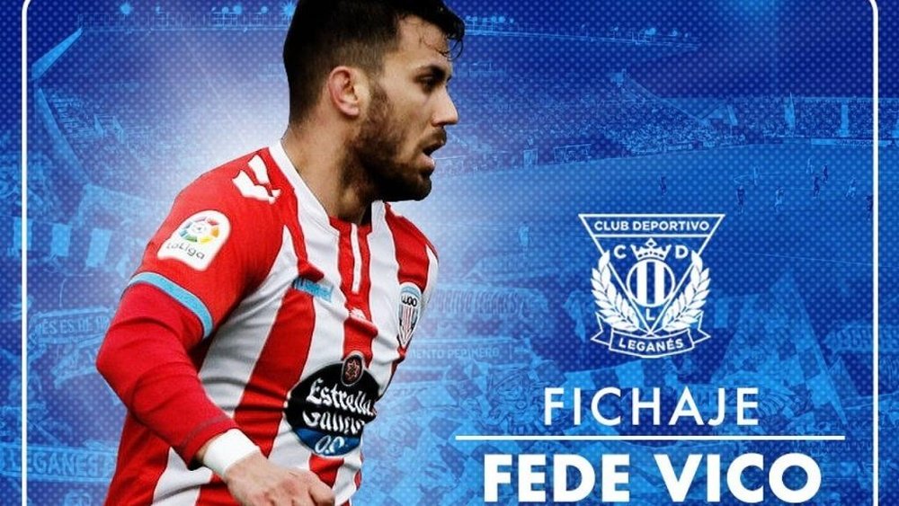 Fede Vico ficha por el Leganés para las dos próximas temporadas. CDLeganés