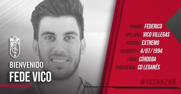 Officiel : Leganés prête Federico Vico à Granada