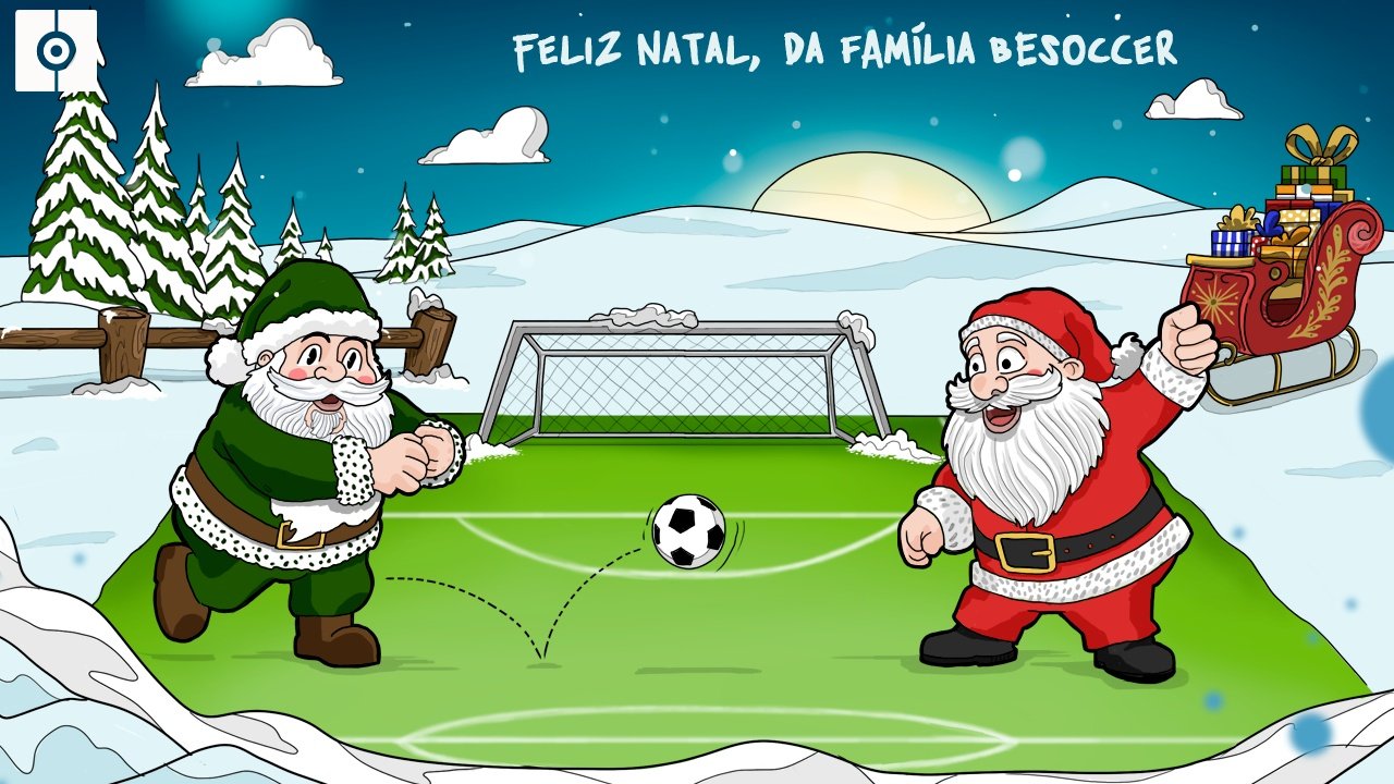 Boas festas de toda a equipe BeSoccer