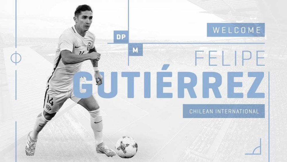 Felipe Gutiérrez, nuevo jugador de Kansas City. Twitter/SportingKC