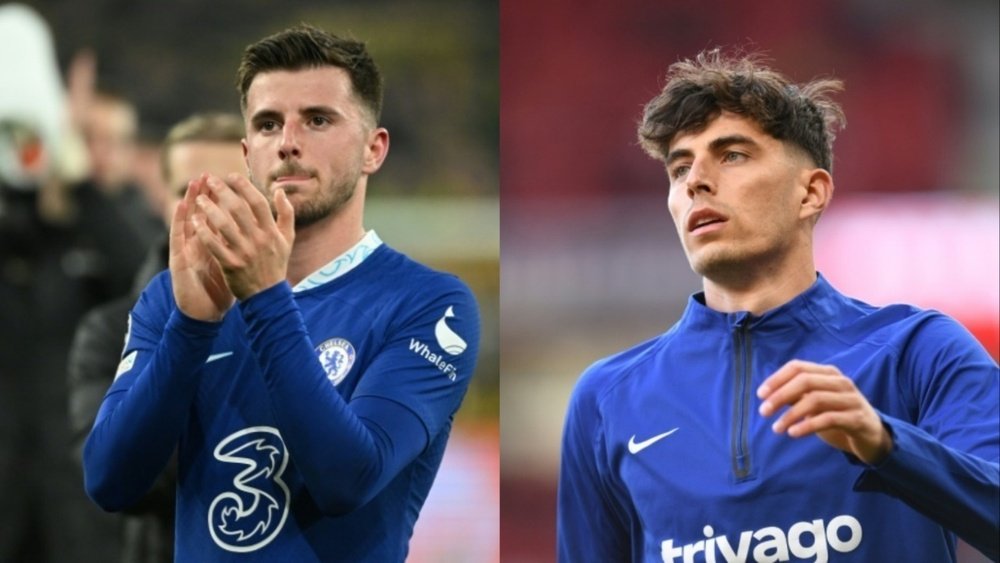 Ferdinand believes Man Utd won't overpay for Mount's transfer. Collage/AFP