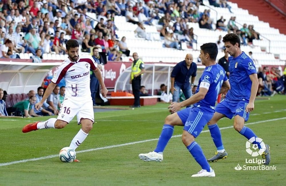 El Oviedo consiguió el segundo tanto en el último minuto reglamentario. LaLiga