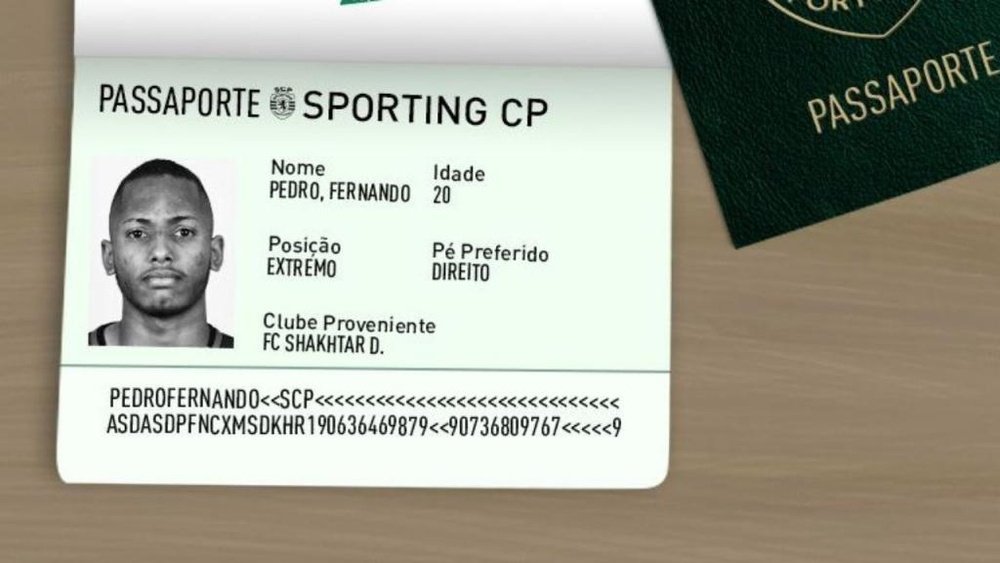 Le Shakhtar Donetsk prêt Fernando dos Santos. SportingCP