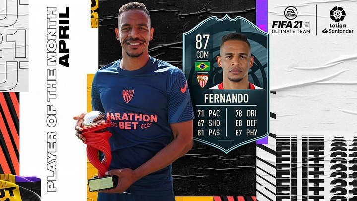 Fernando, élu meilleur joueur de Liga en avril