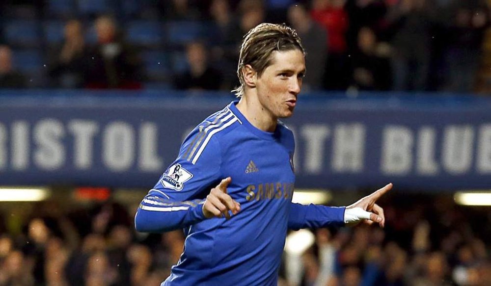 Fernando Torres quiso felicitar al Chelsea tras llevarse la Premier. EFE