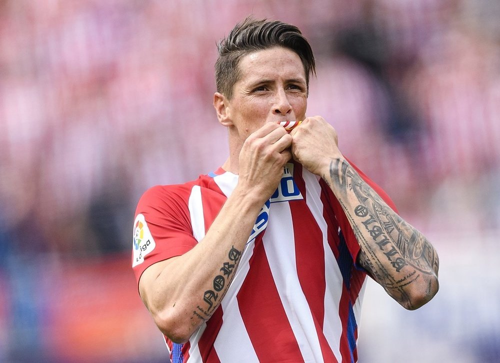 Fernando Torres a signé un doublé contre l'Athletic Bilbao en Liga. ClubAtléticodeMadrid