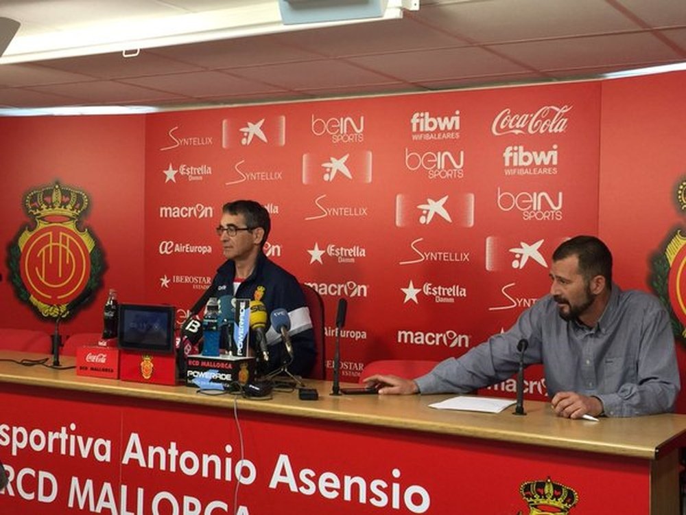 Fernando Vázquez, entrenador del Mallorca. RCDMallorca
