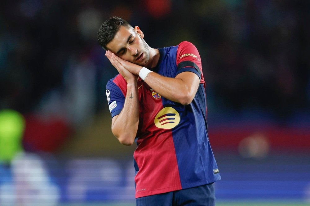 Ferran Torres célèbre un but face à l'Inter. EFE