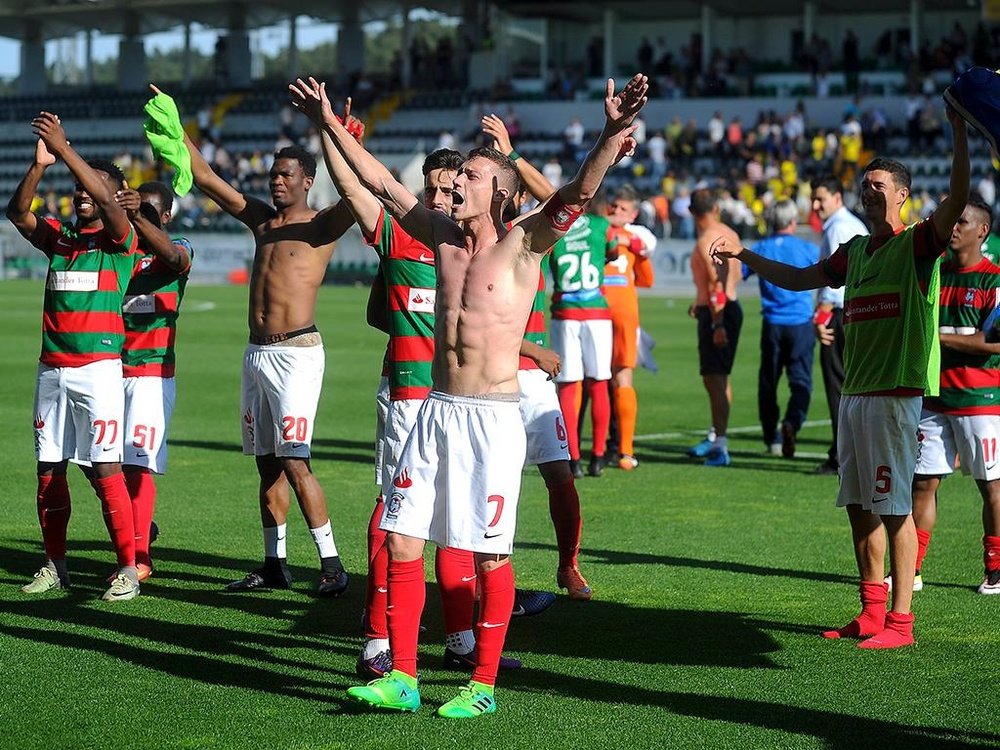 A equipa portuguesa venceu por 2-0 e seguiu para a próxima fase. Twitter