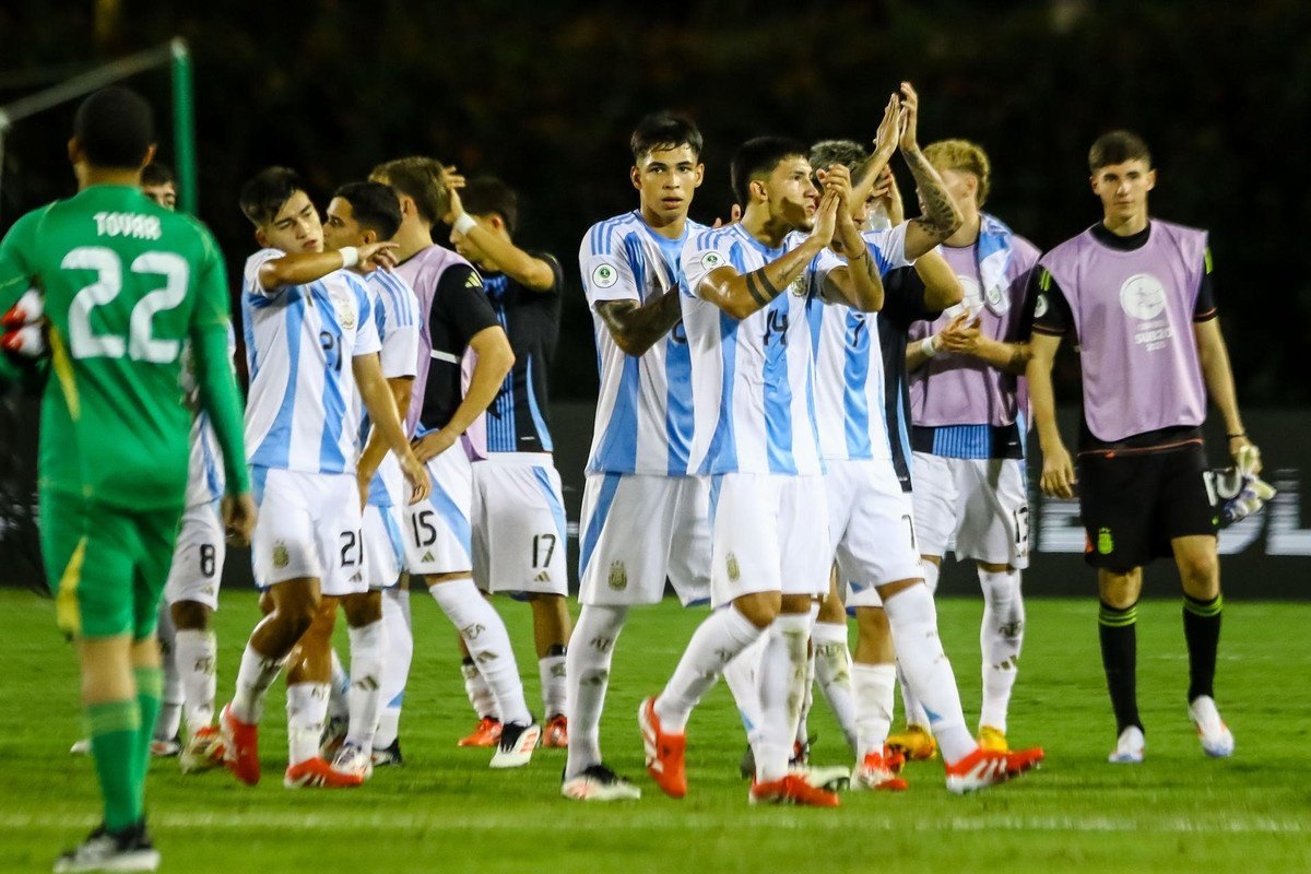 Empate de Argentina y triunfo con susto de Brasil en el Sudamericano Sub 20