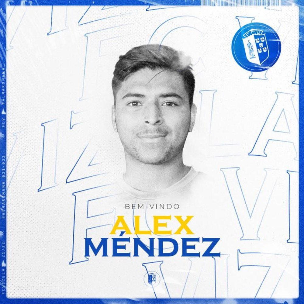 Alex Méndez, nuevo jugador del Vizela. FCVizela